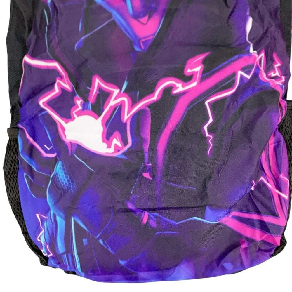 Fortnite Raven Backpack Black Purple Graphic School Travel‎ BRAND NEW